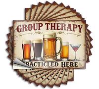 Sticker Girly, Antimicrobial Window Group Therapy: A Celebration of Diversity in Drinks | Home Bar Accessories(12X18CM)