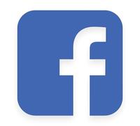 Sticker Gold - Facebook Self Adhesive Stickers - 3 Size Options - Social Media Work Van Shop Office Sign Graphics Advertising Decal (12cm (1 Pack))
