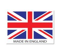 Sticker Gold - Made in England Union Jack Self Adhesive Stickers - Water Proof Decal - Great Britain, Flag, GB, UK, England St George SG402 (14cm x 10cm (1 Pack))