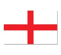 Sticker Gold - St Georges Flag Self Adhesive Stickers - Water Proof Decal - Great Britain, GB, England, UK, Car Van Window Stickers SG184 (30cm x 19cm (1 Pack))