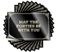 Sticker - Heavy Hat May The Forties Be with You for Spring Small(12X18CM)