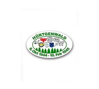 Sticker # Huert Gen Forest 1944 German WW2 Military Infantry Units Battle US Army 12x7 cm # A1804