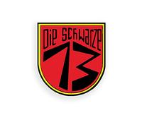 Sticker JG 400 The Black 13 Squadron Thirteen 6x7 cm A2514