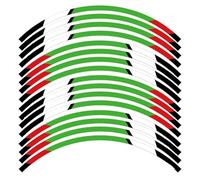 Sticker Kit Motorcycle Wheel Sticker Rflective Rim Decal for Benelli for Leoncino 500Trail 800 TNT300 BN125 TRK 251 502 752S(Style 1)