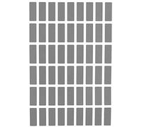 Sticker Label Sheet 25mm x 10mm Grey Pricing Tag Rectangular Labels (1in x 3/8in) - 810 Pack by Royal Green