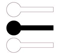 Sticker Labels for Jars Lollipop Shaped Tamper Proof Stickers Seals Size 17 x 54mm Self Adhesive Labels - Black, Label Sticker Pack of 100 Seal Stickers Sealing Tape for Packaging and Bottles