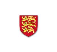 Sticker # Lions Normandie United Kingdom National Symbol Coat of Arms Crest England Three Lions Crest Emblem 6x7 cm A2086
