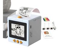 Sticker Maker, AI Voice-Activated Portable Inkless Printing Box, Label Maker With Display, For Journal Crafts Dorm College Classroom School Workplace Home