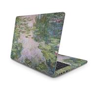 Sticker Master Claude Monet Water Lilies Art Laptop Vinyl Sticker Skin Cover 13 14 15 Inch Notebook Decal for MacBook Asus Acer Hp Lenovo Huawei Dell Ms Toshiba 16 inch (38x27 cm)