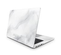 Sticker Master White Gray Marble Laptop Vinyl Sticker Skin Cover 13 14 15 Inch Notebook Decal for MacBook Asus Acer Hp Lenovo Huawei Dell Ms Toshiba 15.6 inch (38x27 cm)