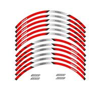 Sticker Motorcycle Front and Rear Wheels Edge Outer Rim Sticker Reflective Stripe Wheel Decals for S1000RR(Style 1)