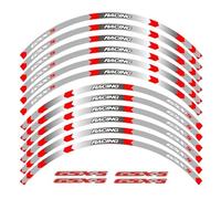 Sticker Motorcycle Front Rear Wheels Decals Reflective Tire Rim Stripes Decal for Suzuki GSX-S750 GSXS 1000 750(Style 5)