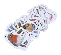 Sticker notebook sticker Transparent sticker Cute sticker Various types of general-purpose cute s 45 sheets Light and easy to hold Professional design