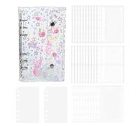 Sticker Organization Book,Transparent PVC Refillable - Sticker Collection Album | For Pictures Hand Drawn Cards Study Notes Girls Students Children Teens Travel School Dormitory