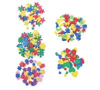 Sticker Pack, Five Bags Eva Foam Tulip Heart Flower Designs