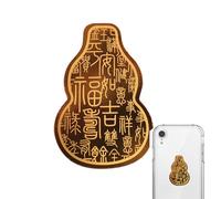 Sticker Phone Sticker,Phone Decal for | Wealth Phone Decal Phone Stickers,Pattern Stickers Buddhist Phone Accessories for Laptop