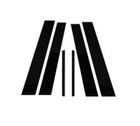 Sticker Pillar Posts Door Compatible With Benz C Class Sedan W204 2007 2008 2009 2010 2011 2012 2013 2014 6PCS Polished Pillar Posts Door Window Trim Stickers