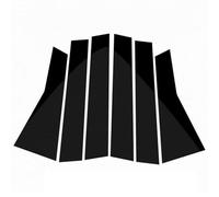 Sticker Pillar Posts Door Compatible With CRV 2017 2018 2019 2020 2021 2022 6Pcs Gloss Black Car Window Center Middle Trim Cover Kit Sticker Pillar Posts Set