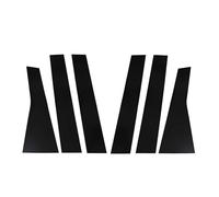 Sticker Pillar Posts Door Compatible With CRV 2017 2018 2019 2020 2021 2022 Car Window Door Column Center B C Pillar Post Cover Trim Exterior Decoration Sticker(Black)