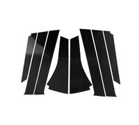 Sticker Pillar Posts Door Compatible with Fit for Jazz GK5 3rd GEN 2014 2015 2016 2017 2018 Window B-Pillar B Post Decoration Cover Trim Sticker Decal Car Exterior