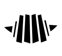 Sticker Pillar Posts Door Compatible With Hyundai For Accent For Solaris 2011 2012 2013 2014 2015 2016 2017 2018 8PCS Polished Pillar Posts Door Window Trim Stickers