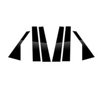 Sticker Pillar Posts Door Compatible With Hyundai For Tucson 2007 2008 2009 2010 2011 2012 2013 6PCS Polished Pillar Posts Window Car Exterior Trim Cover Sticker