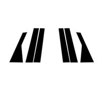 Sticker Pillar Posts Door Compatible With Kia For Sorento 2015 2016 2017 2018 2019 2020 6PCS Polished Pillar Posts Door Window Trim Stickers Exterior Auto Accessories