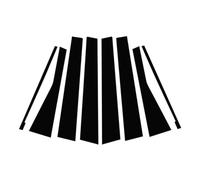 Sticker Pillar Posts Door Compatible With Kia For Soul 2010 2011 2012 2013 8Pcs Glossy Black Window Door Column B C Pillar Post Cover Trim Styling Decoration Stickers