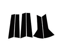 Sticker Pillar Posts Door Compatible With Mitsubishi For ASX 2023 Car Pillar Posts Window Door Moulding Trims Cover Exterior Stickers Decal Glossy Black Decoration