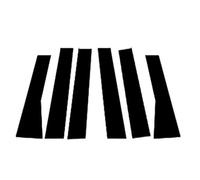 Sticker Pillar Posts Door Compatible With Mitsubishi For Outlander 2022 2023 Gloss Black Pillar Posts Window Decor BC Column Sticker Trim Cover Exterior