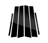 Sticker Pillar Posts Door Compatible with Nissan for Altima 2019 2020 2021 6Pcs Gloss Black Window Trim Pillar Post Door Cover B C Column Exterior Sticker