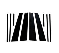 Sticker Pillar Posts Door Compatible With Toyota For RAV4 XA50 2019 2020 2021 2022 2023 10Pcs Glossy Black Car Pillar Posts Cover Door Window Moulding Trim Sitcker