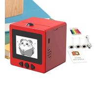 Sticker Printer - AI Voice Activated Portable Inkless Printing Box, Label Printer with Display Screen for Home Workplace School | Compact Printing Device for Classroom College Dorm | Creative Tool for