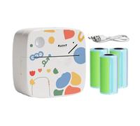 Sticker Printer, Inkless Print Pods, 8.2x8.2x4, Sticker Maker Machine, Photo Label Printer, User-Friendly Design, For Study Notes Photo Journaling