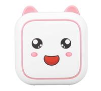 Sticker Printer, Inkless Printer 800mAh Rechargeable Portable Mini Wireless Thermal Pocket Printer with Low Noise for Barcodes, QR Codes, Receipts (Pink)