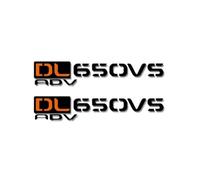 Sticker Protector Motorcycle Body Fuel Tank Decal for Suzuki Dl 650 Vs Adventure DL VS Adventure Reflective Stickers(Orange)