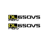 Sticker Protector Motorcycle Body Fuel Tank Decal for Suzuki Dl 650 Vs Adventure DL VS Adventure Reflective Stickers(Yellow)