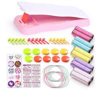 Sticker Rolls Bracelet, Friendship Bracelets Making Kit, Sticki Rolls Bracelet Jewellery for Kids, Phone Holder Braiding Maker Loom Band DIY Make Your Own Bracelets for Girls Christmas Birthday Gifts