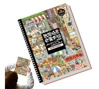 Sticker Scenes for Adults Cute 3D Visual Effect Crafts Art