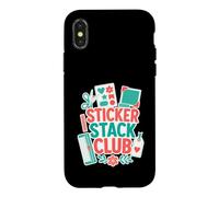 Sticker Stack Club Crafting Case for iPhone X/XS
