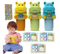 Sticker Stamper - Easy to Use Animal Sticker Book | Fun Cognitive Learning Tool | Easter Basket Stuffer | Animal-Shaped Stickers and Magic Stamp for Boys and Girls