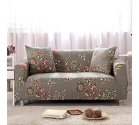 Sticker Superb. Garden Flower Animal Fish Pattern Sofa Slipcovers Home Decor Settee Couch Sets Stretch Fabric Non Slip Elastic Pet Protector Chair Slipcovers Polyester Spandex (Grey,2 Seater)