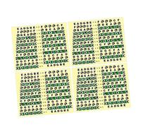 Sticker The Labels Decals Fretboard Map Fret Notes for 10Pcs Guitar Electric Acoustic Guitar, PVC Material, Helps Master and Beginner Practice