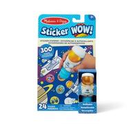 Sticker WOW 24-Page Activity Pad and Sticker Stamper, 300 Stickers, Arts and Crafts Fidget Toy Collectible Character - Astronaut