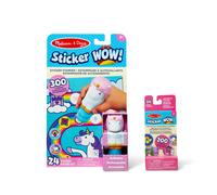 Sticker WOW! Unicorn Bundle: 24-Page Activity Pad, Sticker Stamper, Mini Activity Pad, 500 Stickers, Arts and Crafts Fidget Toy Collectible Character