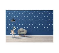 StickerDeen | Polka Dot Circles Round Shape Style Decoration Removable Wall Art Vinyl Decal Stickers | (Pack of 112) (White)