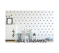 StickerDeen | Polka Dot Circles Round Shape Style Decoration Removable Wall Art Vinyl Decal Stickers | (Pack of 112) (Purple)