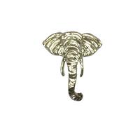 Stickerei DIY Patches Elefant Pailletten Tuch Patch Nähen Applique Zubehör stilvoll und beliebtLanglebig und schön.