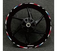 Stickers 17 Inches Motorcycle Racing Equipment Tire Rim Adhesive Reflective Decal Sticker for BMW S1000XR S1000R 1000RR(Color11)