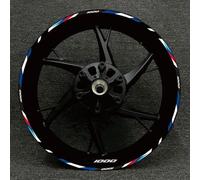 Stickers 17 Inches Motorcycle Racing Equipment Tire Rim Adhesive Reflective Decal Sticker for BMW S1000XR S1000R 1000RR(Color 20)